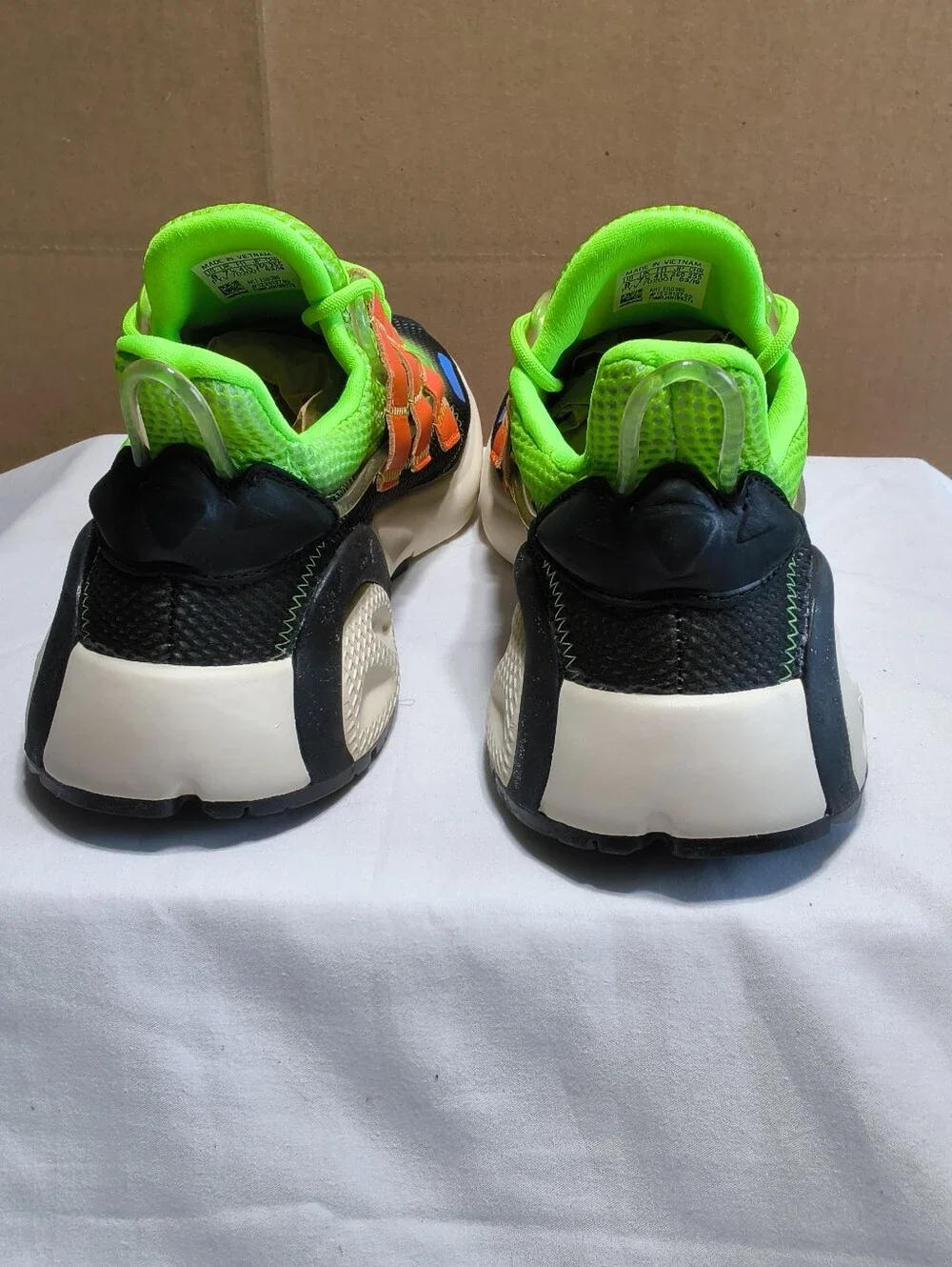 Adidas Originals LXCON X-Model Black Volt Green EG0386 Men's Size 8